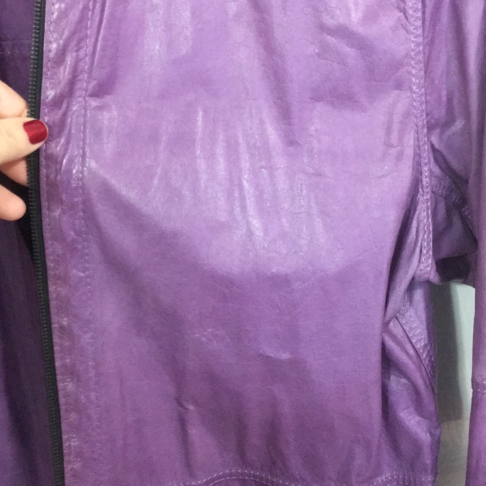 Leather/Suede reversible jacket - Picture 7 of 8